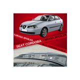 Furens Seat Cordoba Uyumlu Bagaj Üstü Slim Yarasa Spoiler Piano Black Parlak Siyah