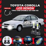Furens Toyota Corolla Efsane Kasa Sis Farı Uyumlu Şimşek Etkili LED Xenon Pro Series H3