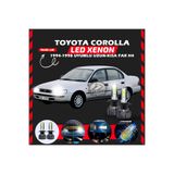 Furens Toyota Corolla Efsane Kasa Uzun Kısa Far Uyumlu Şimşek Etkili LED Xenon Pro Series H4