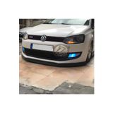 Furens Volkswagen Polo 2009-2017 6r 6c Uyumlu H lip Esnek Ön Lip 2 Parça Karlık Ön Ek Tampon Altı Dil