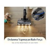 Furfinder Kablosuz Dikey Süpürge LED Işık Turbo Başlık Evcil Hayvan Tüylerinde Etkili Güçlü Çekim - 1BW-Beyaz - Option-1