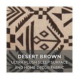 Furhaven Yedek Köpek Yatak Örtüsü Peluş & Güneybatı Kilim Dekor Kanepe Tarzı, Makinede Yıkanabilir - Çöl Kahverengi, Plus (Xx-Large)