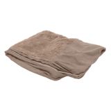 Furhaven Yedek Köpek Yatak Örtüsü Peluş & Süet Koltuk Tarzı, Makinede Yıkanabilir - Badem, Jumbo Plus (XX-Large)