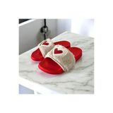 FURIA SHOES TÜYLÜ KRMIZI KIZ ÇOCUK TERLİK