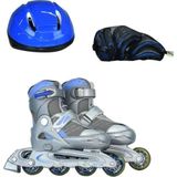 Furkan 31 - 34 Işıksız Mavi Paten Seti