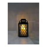Furkan Dekoratif Pilli Led Mumlu Kandil Asılabilir Fener 21 X 11 Cm