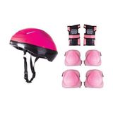 Furkan Kaykay - Paten - Bisiklet - Scooter 3'lü Koruyucu Set - Pembe
