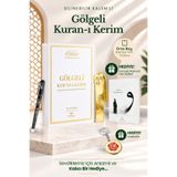 Furkan Neşriyat Silinebilir Tükenmez Kalemli Gölgeli Kuranı Kerim - Beyaz (Esmaül Hüsna Not Defteri ve Anahtarlık Hediyeli)