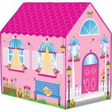 Furkan Oyuncak Rüya Evim Oyun Çadırı Pembe Barbie Temalı Dayanıklı Kumaş Çadır 3-9 Yaş Kız Çocuklar İçin