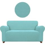 Furkan Ticaret Bambu Likrali Koltuk Örtüsü_3 Kişilik Kanepe, Çekyat Örtüsü_ Lastikli Esnek Yikanabilir Kılıf_1 Adet - 180 x 230 cm - Mint Yeşili