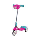 Furkan Toys 3 Tekerlekli Çocuk Scooter Frenli Sepetli Kız Modeli Pembe