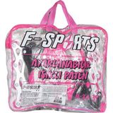 Furkan Toys F-Sports 2+2 Ayarlanabilir Ön Tekerleği Işıklı Metal Alıştırma Pateni Çanta Hediyeli - Pembe - Yeşil - 34 - 37