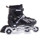 Furkan Toys F-Sports Ayarlabilir 2+2 Işıklı Metal Siyah Alıştırma Pateni