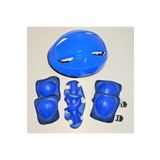 Furkan Toys Kask Dizlik Dirseklik Eldiven Koruyucu Set Mavi