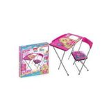 Furkan Toys Kız Çocuk Pembe Linda Ders Çalışma Masası