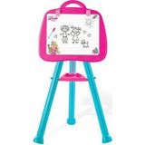 Furkan Toys Linda Kız Çocuk Ayaklı Yazı Tahtası 10 Parça Aksesuarlı