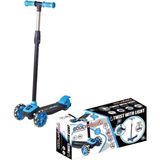 Furkan Toys Mavi Cool Wheels Twist LED Işıklı 3 Tekerlekli Scooter 3-12 Yaş İçin Ayarlanabilir