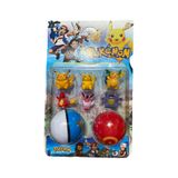 Furkan Toys Pokemon go Poke Topu Ve Birbirinde Farklı Figür Set