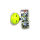 Furkan Toys Sari Kask Dizlik Dirseklik Eldiven Koruyucu Set