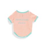 Furlabel Köpek ve Kedi Tişörtü Pamuklu Nefes Alan Evcil Hayvan Kıyafeti Pembe (somon rengi, X-Small)