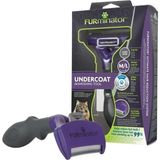 Furminator Furminator Uzun Tüylü Kedi Tarağı M/L Premium Kalite ile Hassas Cilt Uyumlu 99% Tüy Azaltma