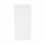 FURNDIY Vida Çivi Gizleyici Tapa 15mm x 78 Parça | Çivi Ve Vida Deliği İçin Gizleyici Sticker | Kendinden Yapışkanlı Vida Tapası (Beyaz)
