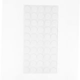 FURNDIY Vida Çivi Gizleyici Tapa 21mm x 50 Parça | Çivi Ve Vida Deliği İçin Gizleyici Sticker | Kendinden Yapışkanlı Vida Tapası (Beyaz)