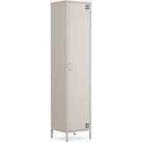 Furni 24 Pera Metal Elbise Dolabı, Soyunma Dolabı, Tek Kapılı, 41,50 x 40 x 189,50 cm - Bej