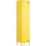 Furni 24 Pera Metal Elbise Dolabı, Soyunma Dolabı, Tek Kapılı, 41,50 x 40 x 189,50 cm - Sarı
