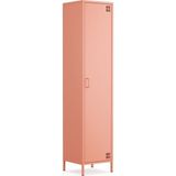 Furni 24 Pera Metal Elbise Dolabı, Soyunma Dolabı, Tek Kapılı, 41,50 x 40 x 189,50 cm - Turuncu