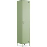 Furni 24 Pera Metal Elbise Dolabı, Soyunma Dolabı, Tek Kapılı, 41,50 x 40 x 189,50 cm - Yeşil