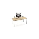 Furni24 Çok Amaçlı 140 Cm Masa, Yemek Masası, Ofis Çalışma Masası, Bilgisayar Masası, Safir Meşe