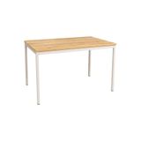 Furni24 Çok Amaçlı 140x80x75h Cm Masa, Yemek Masası, Ofis Çalışma Masası, Bilgisayar Masası, Safir Meşe