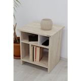 Furniqo KM-2 Komodin, Yan Sehpa, Traverten