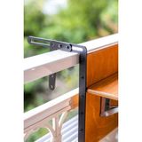 Furnirem Katlanabilir Balkon Masası 60X30 cm - Teak