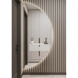 Furnitt Home Asur Dresuar (100% MDF) Metal Kulp - 60 ve 90 cm seçenekleri (Beyaz, 60 CM)