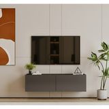 Furnitt Home Hitit Gri Tv Ünitesi 120 cm (100% Mdf)