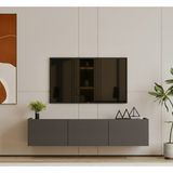 Furnitt Home Hitit Gri Tv Ünitesi 175 cm (100% Mdf)