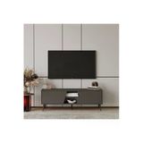 Furnitt Home Roma Gri 140 Cm Tv Ünitesi (100% Mdf&Metal Ayak)