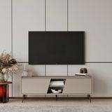 Furnitt Home Roma Kumtaşı Bej 120 cm TV Ünitesi (%100 MDF) - Kum Taşı