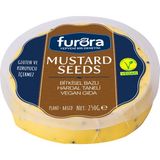 Furora Vegan Hardal Taneli Cheddar Peynirimsi Blok 250G - 250 gr