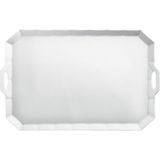 Fürstenberg Grecque White Porselen Dikdörtgen Servis Tepsisi 39,7 cm - Standart