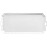 Fürstenberg Grecque White Porselen Tepsi 16 x 35,2 cm - Standart