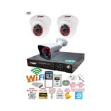 Fury 14125525 2 İç 1 Dış Kameralı 5MP Lens 2MP 320GB Görüntü Gece Görüşlü FHD Güvenlik Kamerası