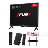 Fury 19’’ (48 Ekran) Çanaklı / Çanaksız Wifi'li Uydu Alıcısı+Tv Askı Aparatı Hediye