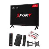 Fury 19’’ (48 Ekran) Çanaklı / Çanaksız Wifi'li Uydu Alıcısı+Tv Hareketli Askı Aparatı Hediye