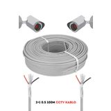 Fury 2+1 0.5 Mm 100 Metre Cctv Kablo Guvenlik Kamera Kablosu