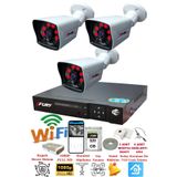 Fury 5525A 3 Kameralı 5MP Lensli 1080P 2MP Görüntü 320GB 6 Atom Gece Görüşlü Full HD Güvenlik Kamerası