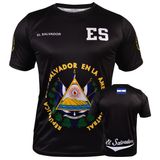 Fury El Salvador Futbol Forması El Salvador Forması Siyah Beyaz El Salvador Gömlek Tüm Salvadorans Erkek/Kadın/Unisex/Hombres, Siyah, S