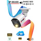 FURY IP Kamera Sesli Gece Renkli 4MP Suya Dayanıklı Güvenlik Kamerası Ultra Led Renkli Gece Görüş Poe